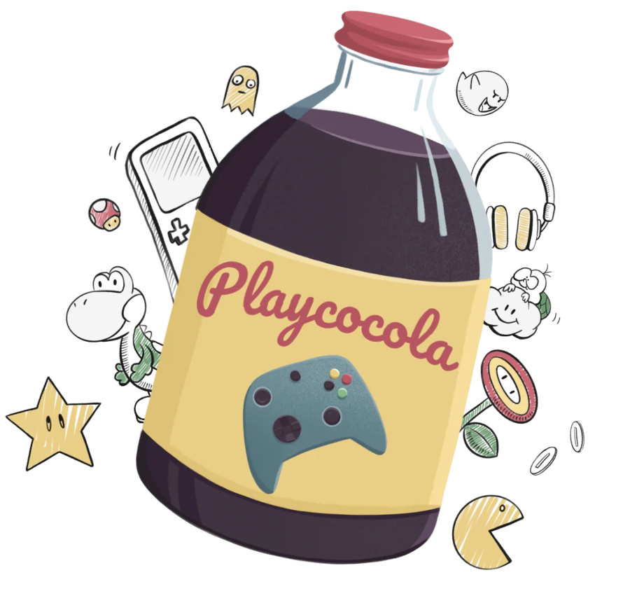 Playcocola bottle and the heroes