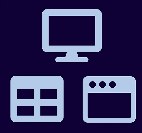 Screen selection options